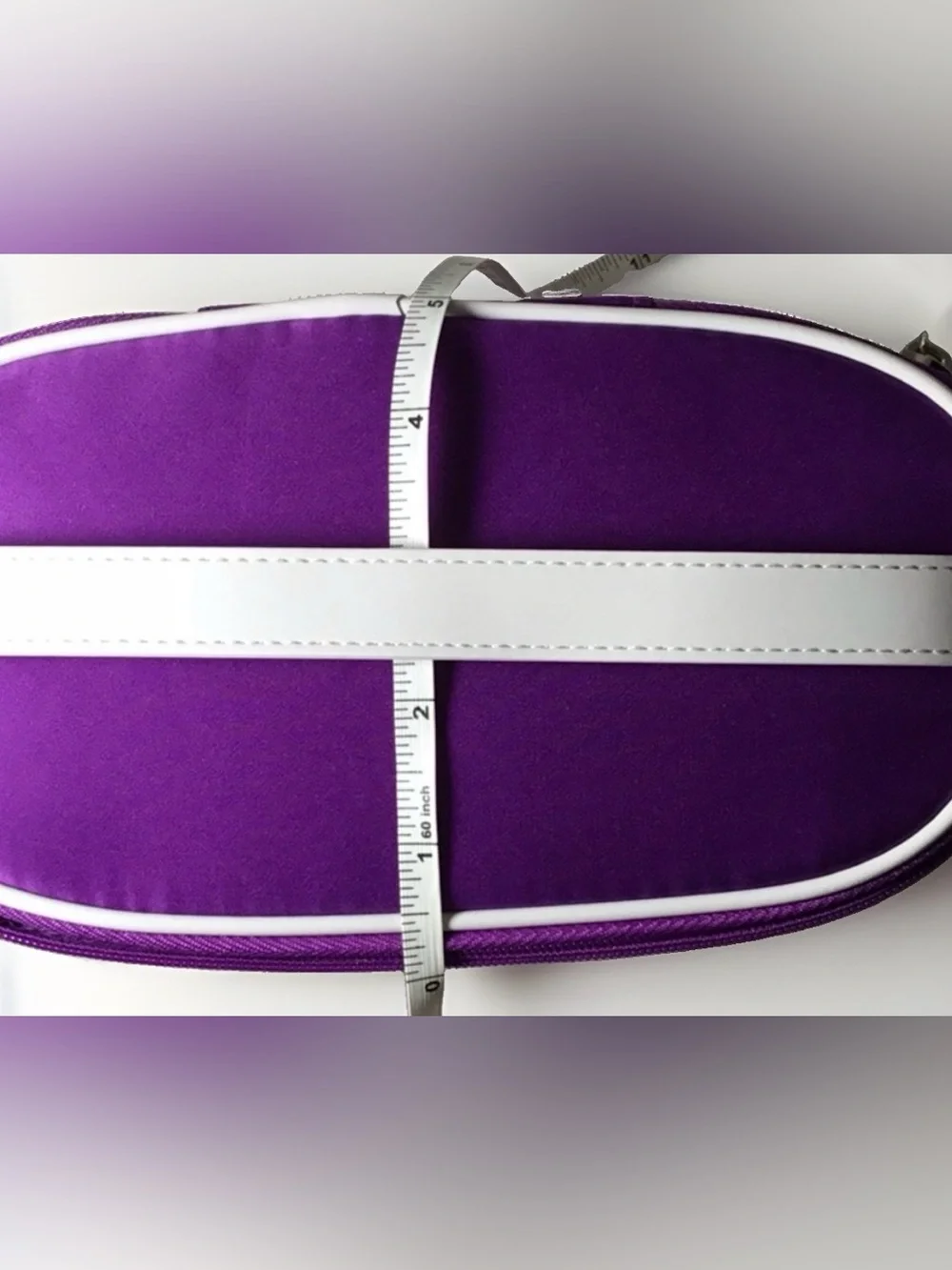 Clinique Larger Size Purple Travel or Daily  Makeup Organizer Case-Bag ~New~